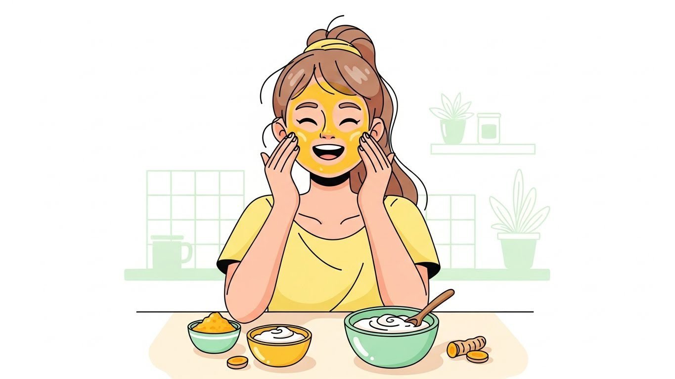 turmeric and yogurt mask
